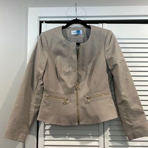 Calvin Klein Zip Up Blazer